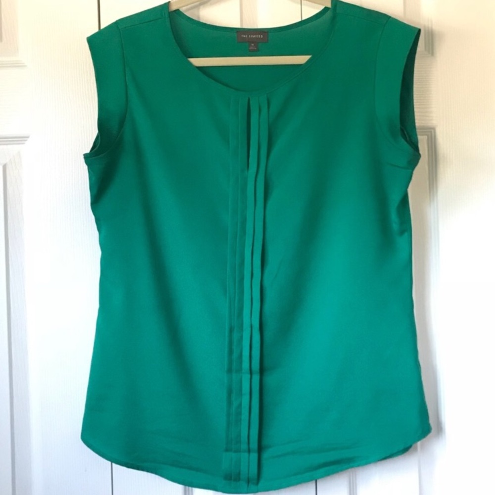 The Limited peep neck shell